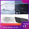 LOHCL1 For BMW Windshield SunShade Umbrella Hemmed Edges Cover Protector Parasol For BMW M M3 M5 E46 E90 F20 E39 E91 E87 E60 E93 F10 X3