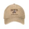 Tour Bad Bunny Nadie Sabe Baseball Caps Retro Distressed Washed Music Sun Cap Men Women Outdoor Summer Adjustable Hats Cap