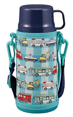 Wasserflasche, Direkttrinken, Bechertrinken, Doppelte Edelstahlflasche, Vakuumisolierung, Wärmespeicherung, Kältespeicherung, 2WAY Kids