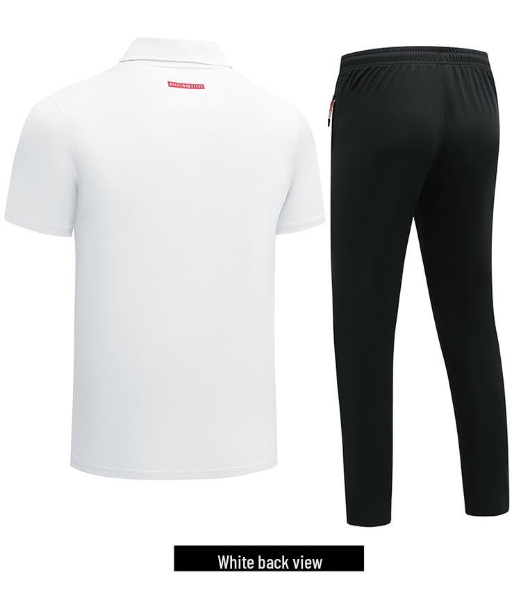 China Team Sports Quick-Dry Polo & Pants Set - Men's/Women's Basketball Wushu Coach Training Uniform