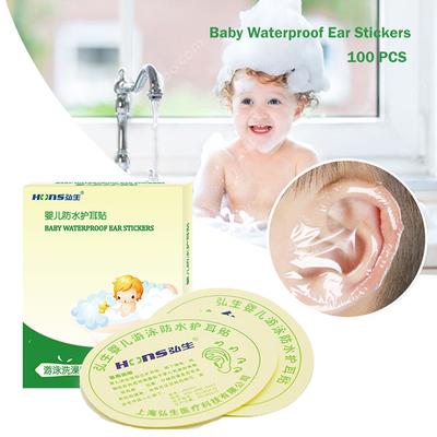 100 stuks baby waterdichte oorstickers badzwemmen baby geboren oorverzorgingspasta