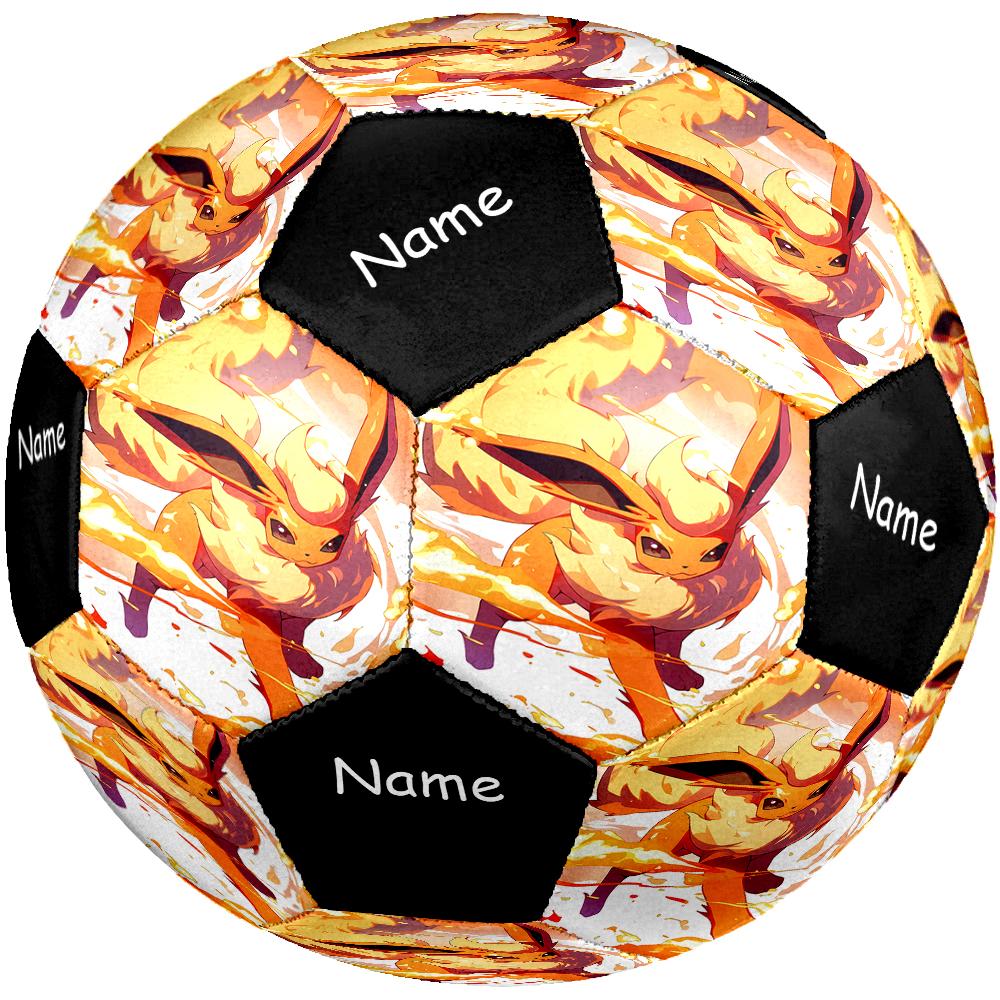 Custom Name Pokémon Theme Size 5 Soccer Ball, Suitable for Both Indoor and Outdoor Matches, a Gift Suitable for Everyone.