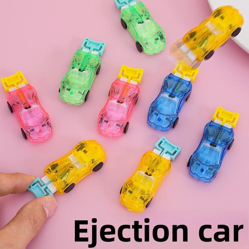 Car Launching Race Toy With Transparent Inertia Drive For Gift Childrens