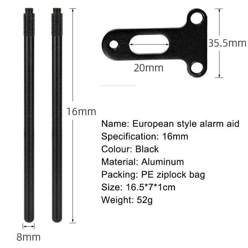 Portable Windproof Stick Universal Snag Bars Aluminum Alloy Fish Bite Alarm Carp Snag Bars Ears Outdoor Windproof Tackle