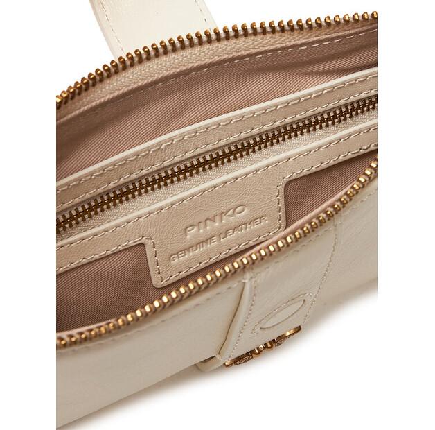 Сумка PINKO Arthemis Shoulder Mini . AI 24-25 PLTT 103512 A29V светло-бежевый