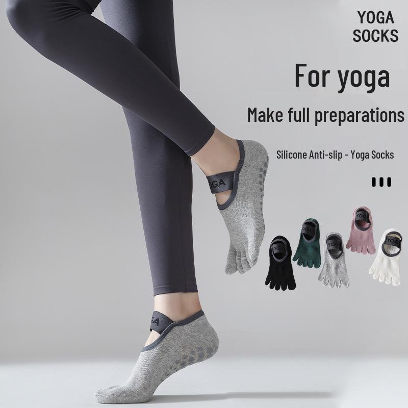 Women's Non-Slip Five-Toe Yoga Socks - Summer Pilates & Floor Socks