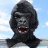 Maska opice King Kong Latexová zvířecí pokrývka hlavy Halloweenská cosplay Zábavná party kostým rekvizity
