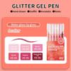 Set Nastro Washi Glitterato Festivo di Natale e Penna Gel Super Flash - 72 Colori, Grande Capacità per Straordinari Effetti Artistici