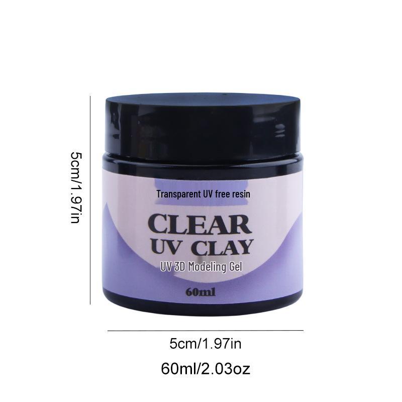 

3D DIY расписанный вручную гель-бусины - прозрачный, не содержащий УФ-излучения смоляной клей для мягких моделей конфет