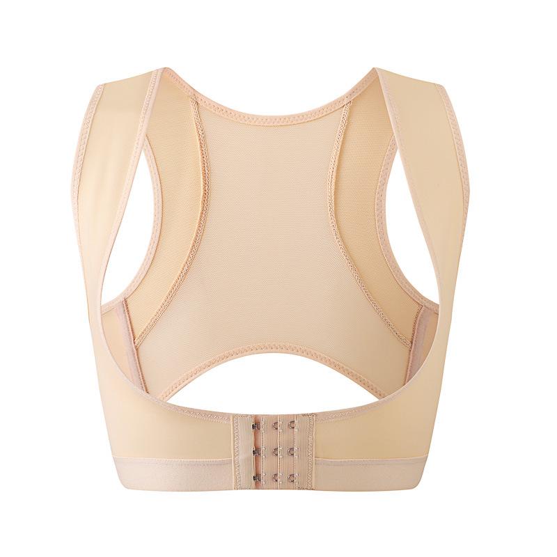 Adjustable Underwire Bra for Back Shaping, Breast Lift, Underarm Fat Reduction, and Body Contouring with Hook-and-Eye Closure