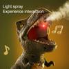 Dinosaur Shooting Toys , Movable Target Shooting Games For 4 5 6 7 8 Years Old With Foam Balls, LED Score Record, Spray Effect