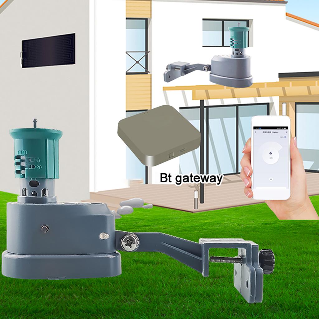 Rain Sensor, Rain Sensor Kit Watering Rain Sensor with Spray Nozzle for   Rainfall Measurement