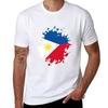 Phillipines Country Flag Countrys Icon Symbol Travel Born In Tshirt Breathable Sportswear Tshirt For Unisex