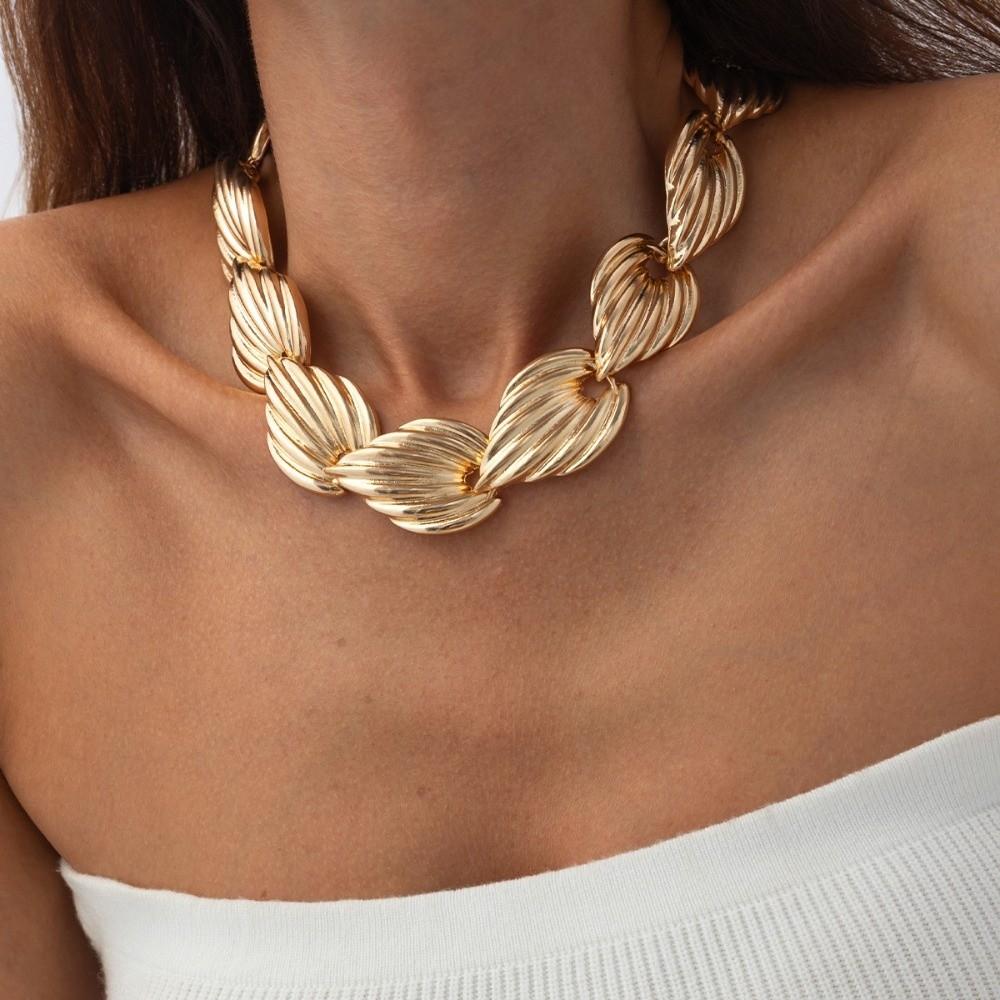 Fashion Shell Splicing Chokers Necklaces Punk Shell Clavicle Chain  Holiday
