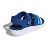 Adidas Duramo Sandals Sports Casual Non-Slip Shock Absorbing Quick-Drying Kids Sandals Kids Sandals Blue White ID3533