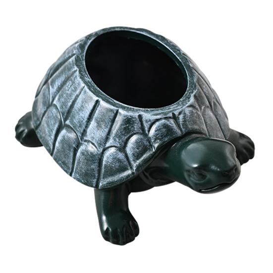 Turtle Succulents Planter Resin Animal Flower Pot Tabletop Decoration Turtle Statue Planter for Garden Home Indoor Outdoor Use
