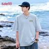Baleno Herren Freizeit-T-Shirt aus reiner Baumwolle, kurzärmelig