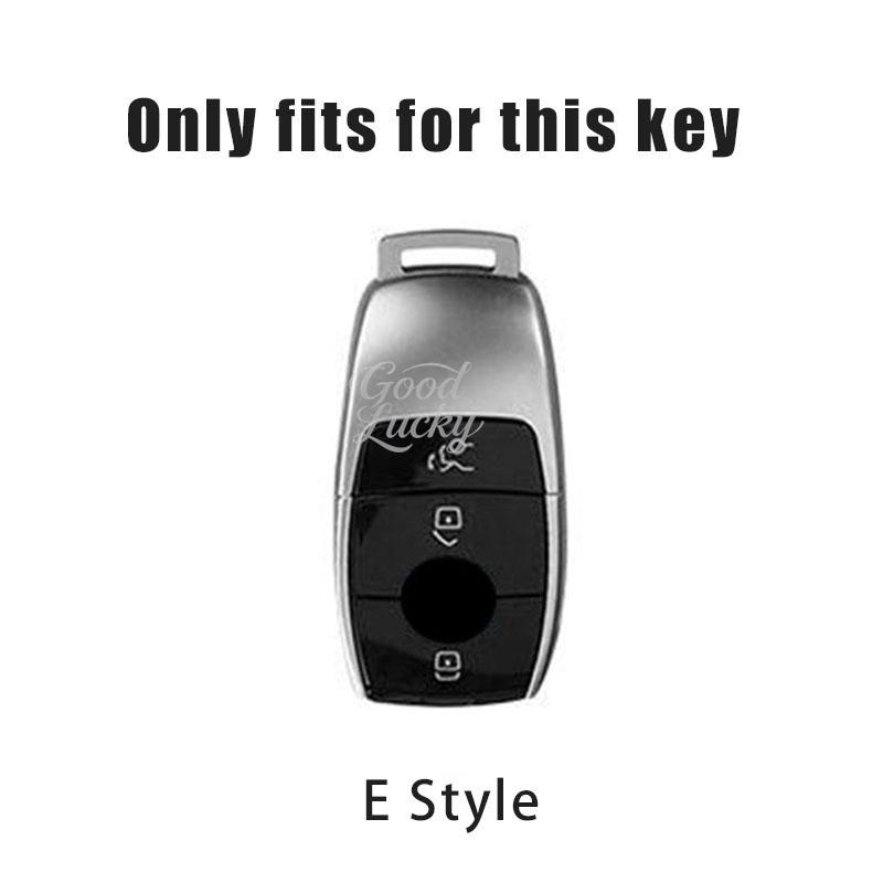 Car LOGO Anti-Scratch Smart Key Case Cover For Mercedes Benz A B C E S Class C200 C300 E350 E260L W205 CLA CLS GLA GLC GLE GLS AM0