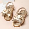 Sweet Bow Princess Open-toe Sandals - Comfortable Summer Style for Girls