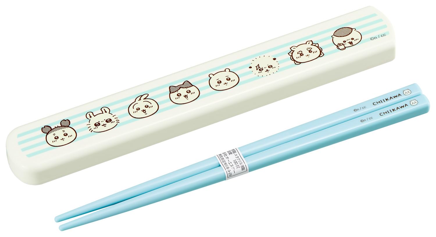 

OSK Chopsticks with Drawer Chopstick Case Chiikawa CKW Made in Dishwasher 19.5cm Lid, Set, No.5, Japan, Antibacterial, Safe, HS-16