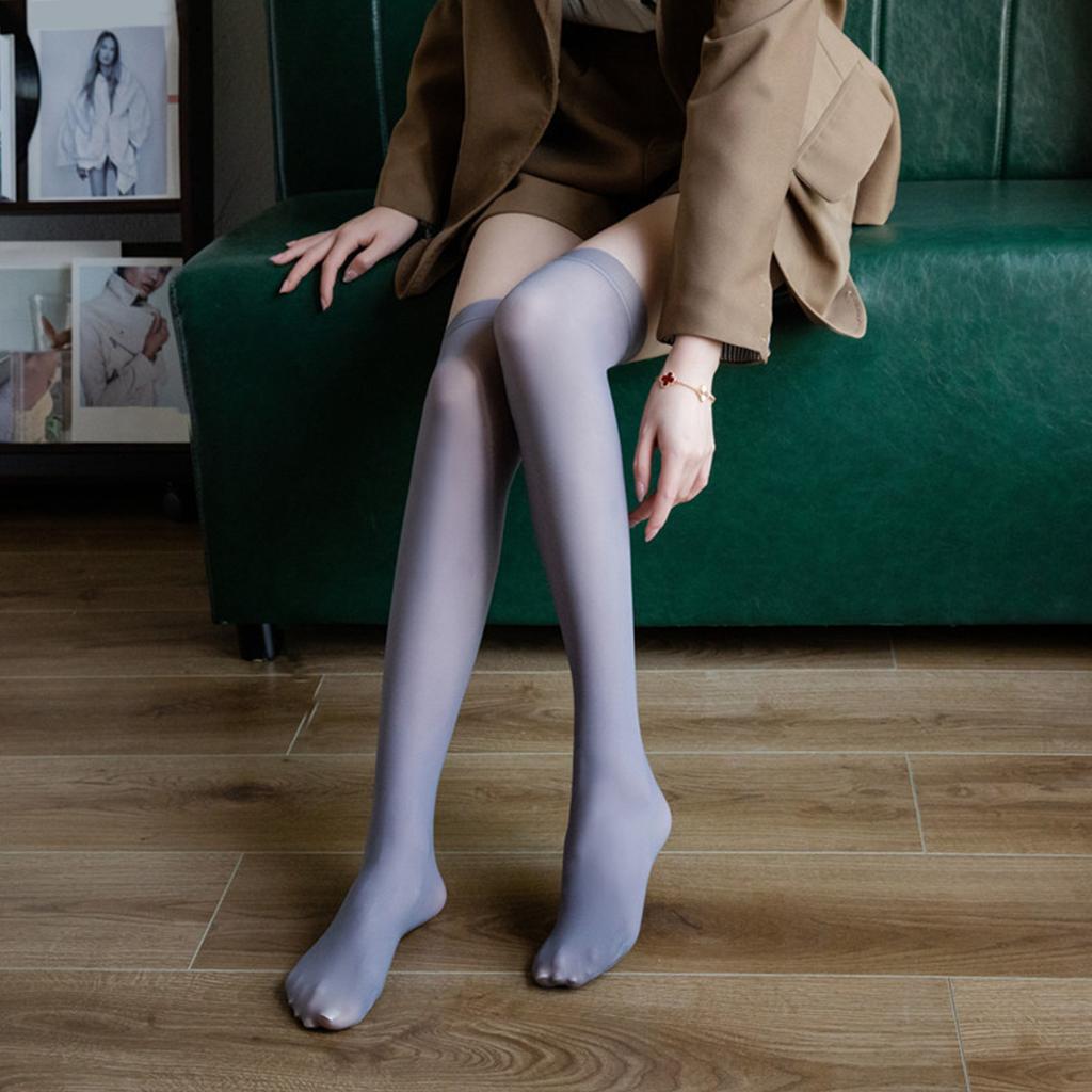 Women Thigh High Socks Over the Knee Socks Long Knee High Socks Casual Nylon High Stockings Long Tube Boot Stockings