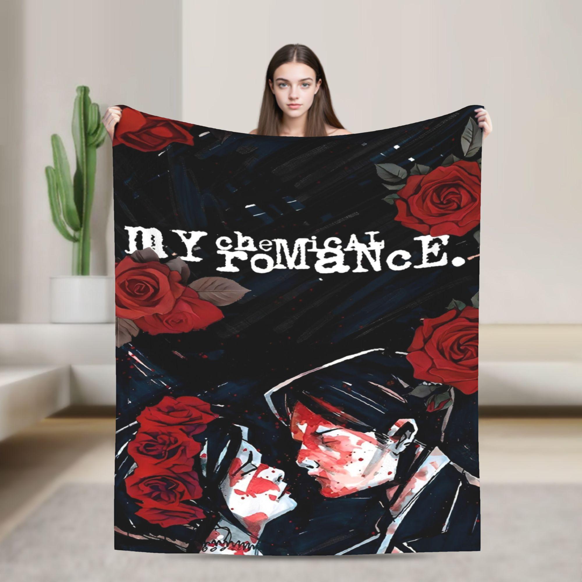 

My Chemical Romance Band Blankets Flannel The Black Parade Album Soft Throw Blanket for Car Sofa Couch Bedspread 150x180cm