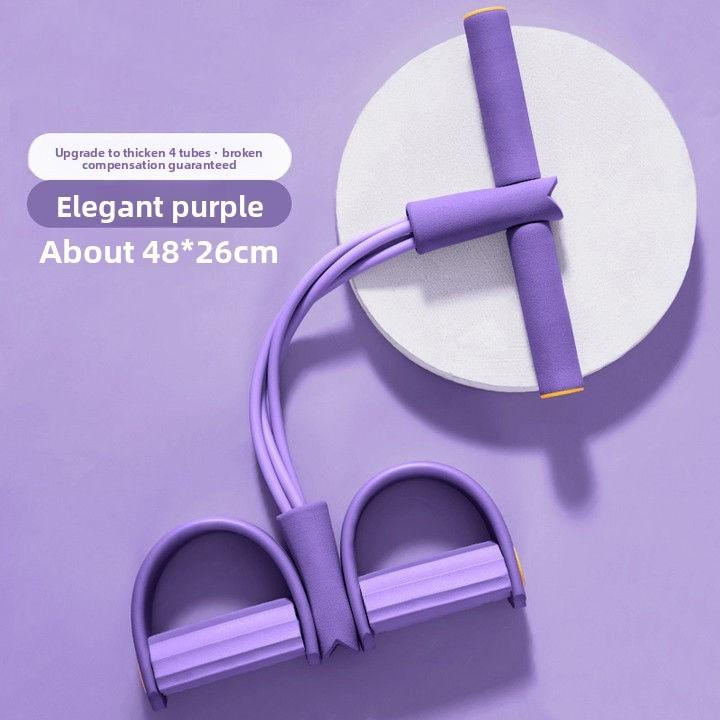 Treinador de Resistência para Pernas em PVC com Pedal para Fitness em Casa e Tonificação Abdominal
