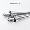 Stainless Steel Universal Shower Head & Hose (1.5m/2m) for Hot and Cold Water, Compatible with Rain Showers and Heaters