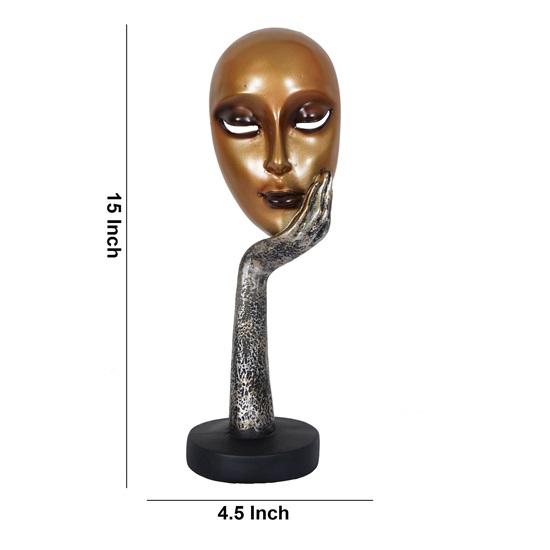 

38,1 см Представляем новый золотой экспонат Lady Face, идеально подходящий для гостиной, прихожей дома или офиса