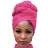 1 Piece Stretch Head Wrap Scarf Stretchy Turban Long Hair Scarf Wrap Solid Color Soft Head Band Tie For Women Headband Soft Hijab For Abaya