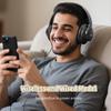 KVIDIO Wireless Over-Ear Headphones Bluetooth 5.4 65H Playback 40mm HD Driver Built-in Microphone Wired and Wireless Sound-Isolating Closed-Back Black