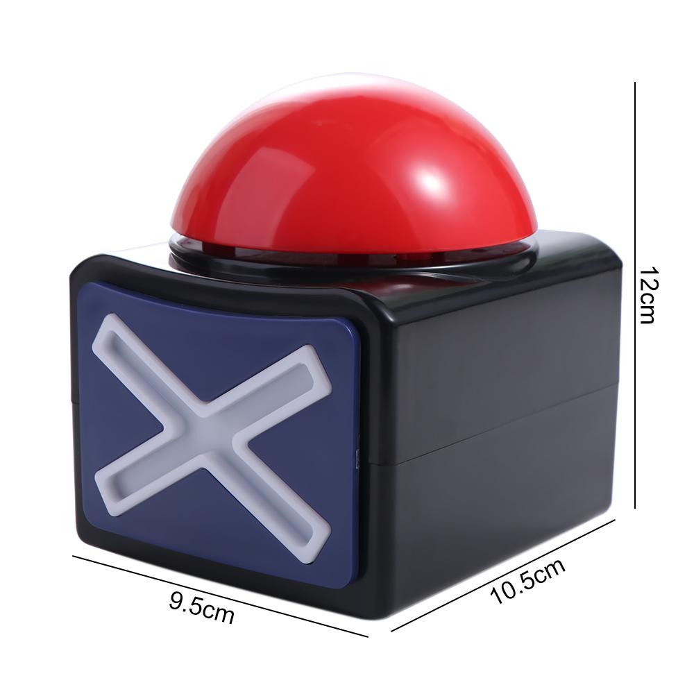 Concurs distractiv Buton de alarmă Răspuns alimentat cu baterie Buzzeri Joc Răspuns Buzzer Test de talent