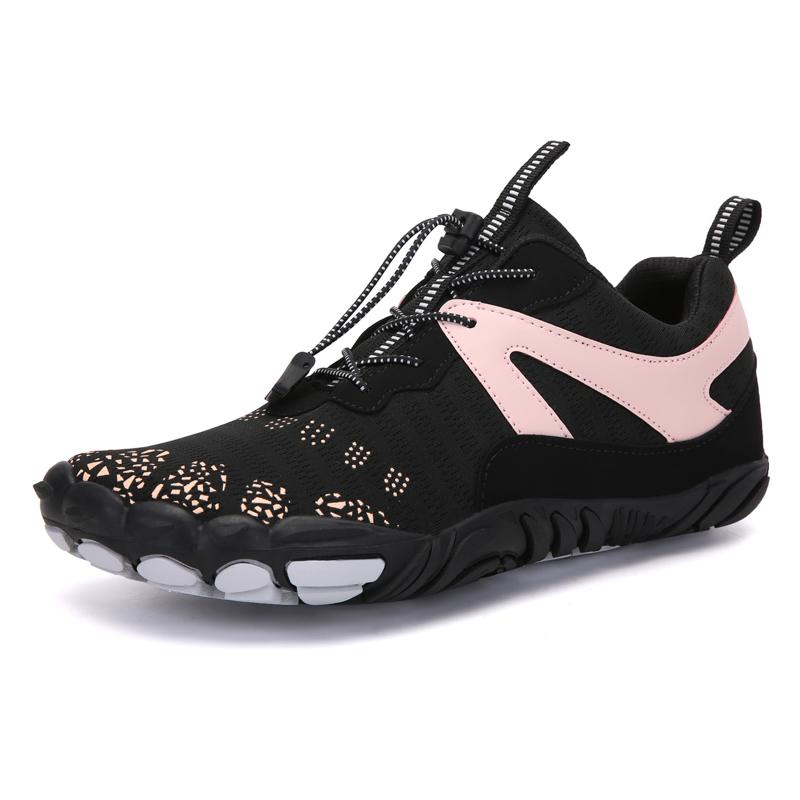 Herren Barfuß Wanderschuhe Damen Outdoor Sneaker zum Klettern Trekking Unisex Rutschfest Fitnessstudio Cross-Training Sportschuhe
