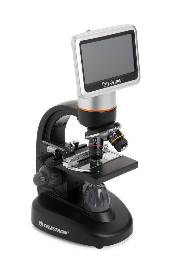 Microscópio Digital LCD Vixen Celestron TetraView com Manual de Instruções Japonês e Número de Série da Garantia Oficial Vixen (Modelo 36102, 44347)