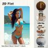 Funny Bikini Girl Canvas Wall Art for Home Bedroom Decor Funny Holiday Gift
