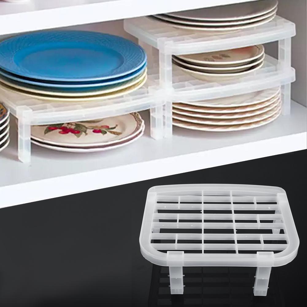 

Under Sink Shelf Plate Dish Rack Organizer Holder Shelf Kitchen Bathroom Storage Plastic