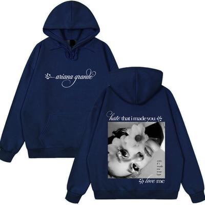 Ariana Grande Petal Album Tour  Print Hoodie Men Women Fashion Clothing Pullover Winter Loose Casual Vintage Sweatshirt Tops