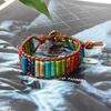 Seven-Color Imperial Stone Chakra Bracelet: Handmade, European & American Style