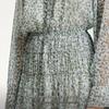Veromoda 2025 Summer Floral Tie-Neck A-Line Dress