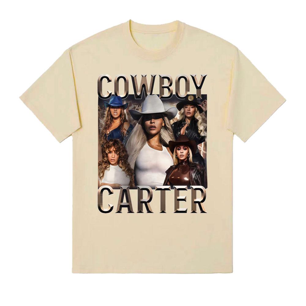 Beyonce Cowboy Carter Tour 2026 Graphic Tshirts Unisex Women Fashion Trend High Street T Shirts Casual Comfort 100 Cotton Tshirt