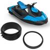 Marine Engine Impeller Wear Seal Rings 267000617 267000813 Direct Fit Replacement ABS Rubber Enhanced Durability Design