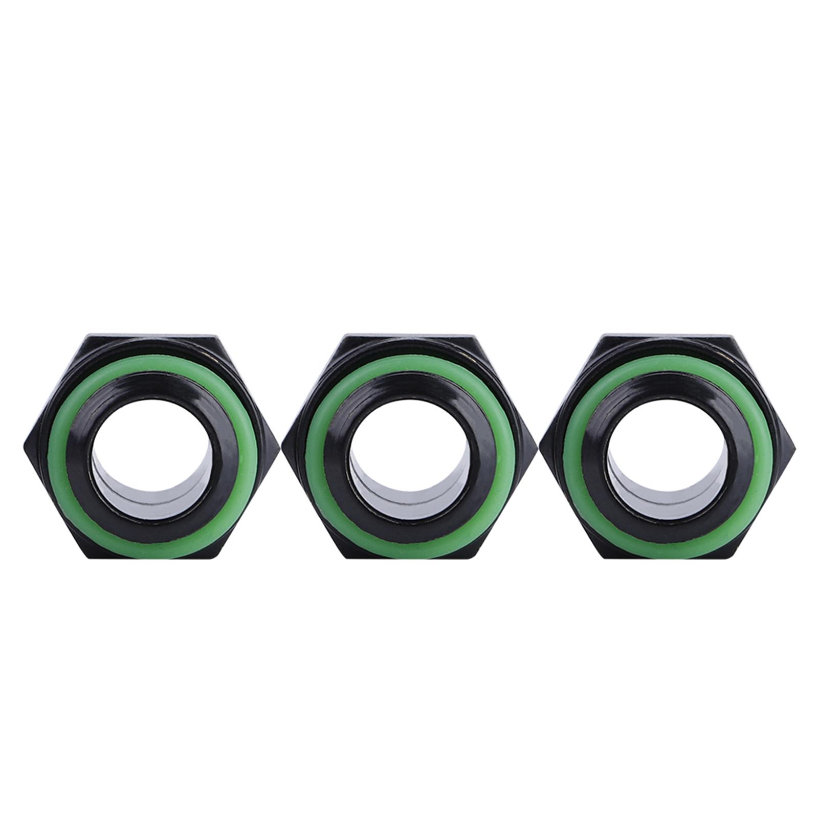 

3шт G14 шестигранный ниппель резьбовой трубный соединитель с уплотнительным кольцом для системы водяного охлаждения ПК