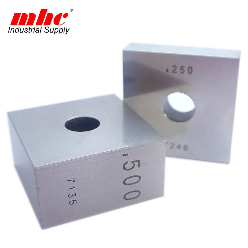 Laser-Engraved 1" Steel Gauge Block, Two Pieces with Free Shipping