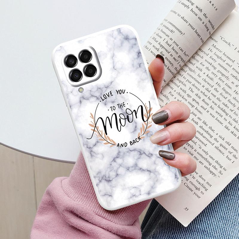 Case For Samsung Galaxy M33 M53 5G Phone Cover Vintage Marble Watercolor Painting Silicone tpu Funda For Samsung M55 M54 M34 M13
