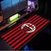 Tappetino per mouse con logo AC Milan, base in gomma, tappetino da scrivania per esports, tappetino per mouse per giocatori e uso in ufficio, scrivania da gaming, tappetino facile da pulire