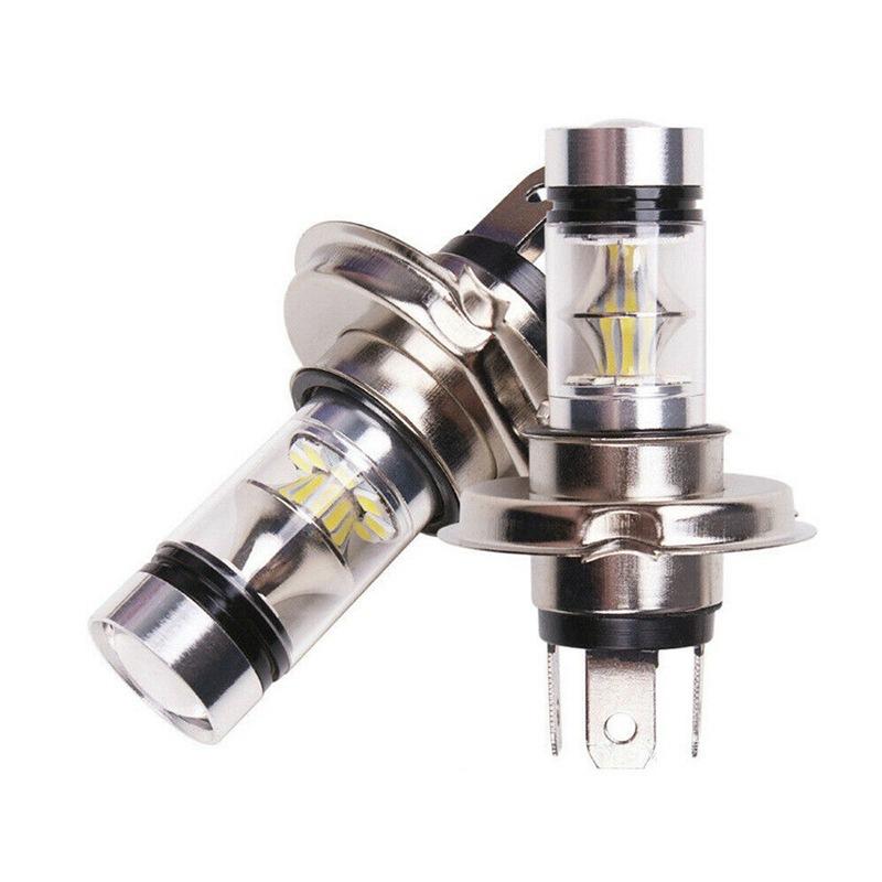 4 Pcs H4 9003 HB2 LED Motorcycle Headlight Bulbs HID Hi&Low 6500K White Power