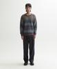 NONBLANK Gradient Round Knit_Blue Purple