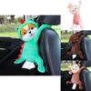 Cute Car Tissue Box For Backseat Plush Material Cartoon Character Design