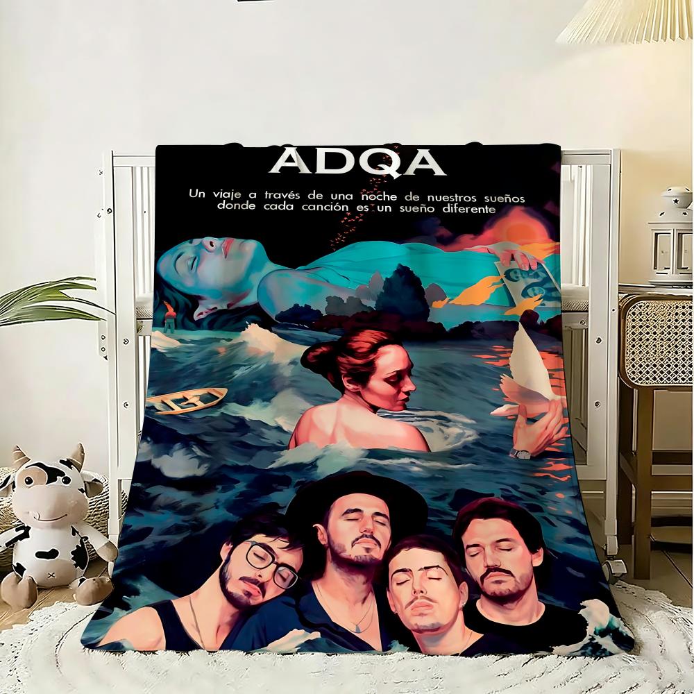 Rock Band Morat Balas Perdidas Throw 240g Flannel Blanket Lightweight Soft Skin-friendly Summer Thin Throw Blanket