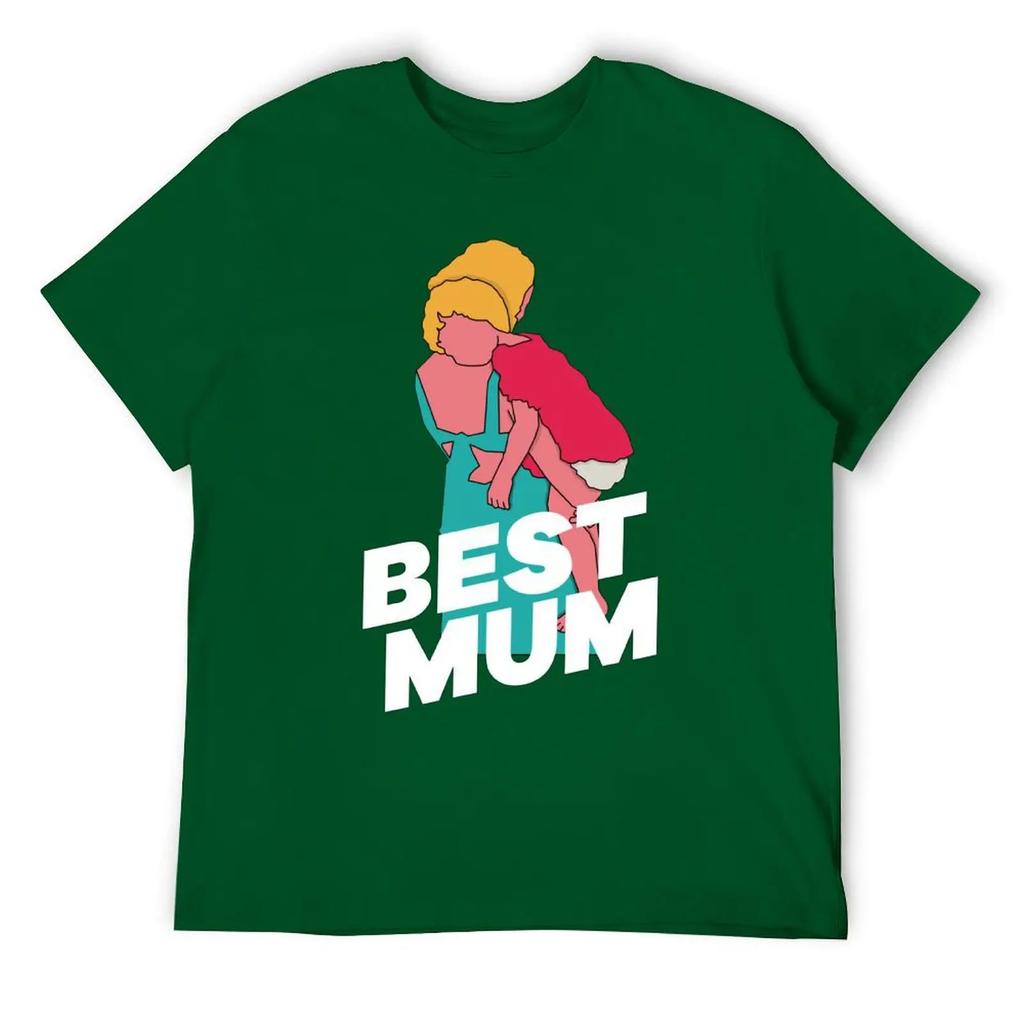 Mother's Day Happy Mother's Day Men's Classic Crewneck T-shirt Sport Top Tee Top Quality Humor Graphic Fitness USA Size